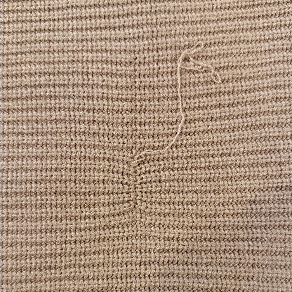Dex Camel Ribbed Cowl-Neck Sweater Dress - Picture 4 of 4